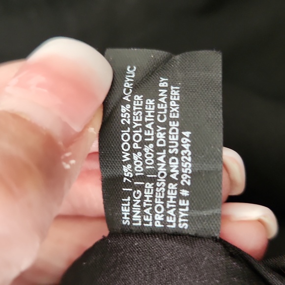 EUC Club Monaco Wool & Leather Dress - Size 8 - Picture 12 of 15